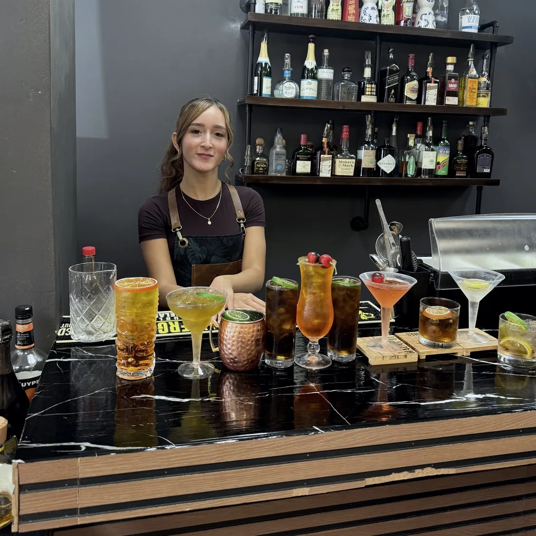Cocteles preparados en Drinkology Academia